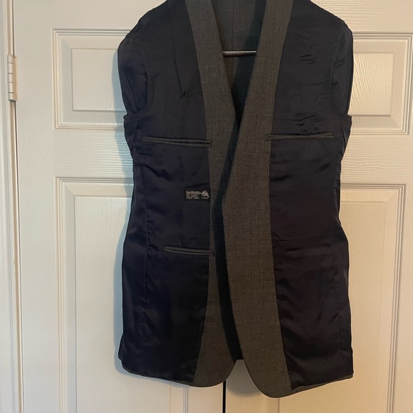 Navy Plaid Suit - Picture 5 of 13